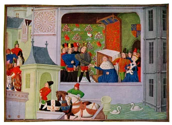 Entrevista de Richard II e do Duque de Gloucester, século XIV, século XV.