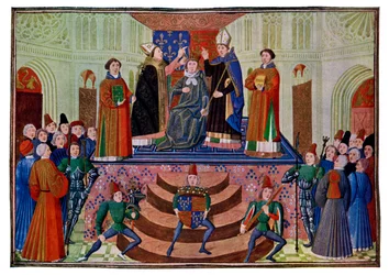 A coroação de Henrique IV, 1399, século XV