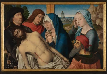 Lamentação (óleo sobre painel)