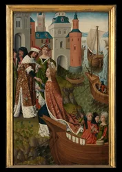 Painel da Lenda de Santa Úrsula