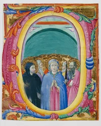 Todos os santos em um E ou O inicial, ca. 1430-40.