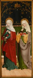 Santa Isabel da Hungria e Santa Margarida, ca 1485-1490.