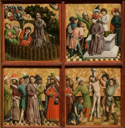 Retábulo com A Paixão de Cristo, c. 1440s.