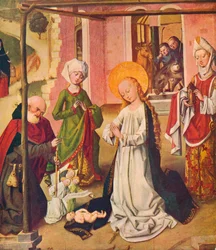Adoração da Criança, c1480 1907
