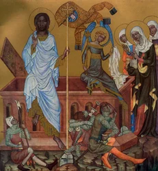 "A Ressurreição de Cristo", c1350 1955.