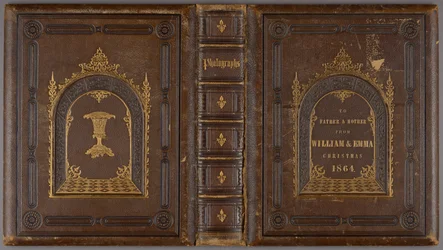[Álbum de compilação sobre a Guerra Civil Americana: principalmente retratos de grupo de generais e dos seus estados-maiores, além de algumas cenas de acampamento]