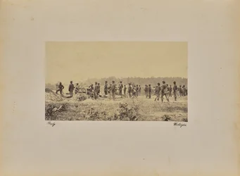 Bateria do Capitão Coopers [sic] - 1 B. da Pensilvânia [sic] à frente de P.