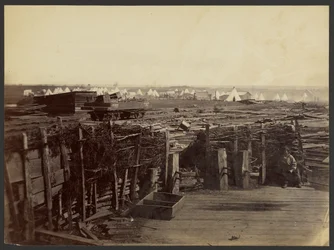 [Fortificações, Manassas, ocupadas pela 13ª Mass.]