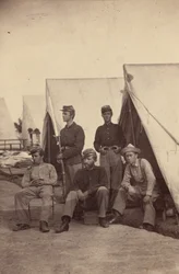 Cena do acampamento, 1862 (foto)