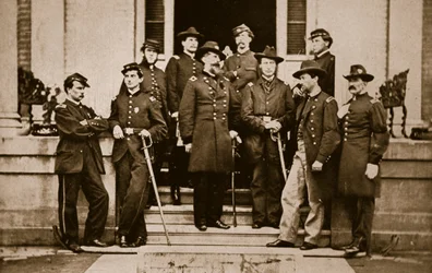 General OB Wilcox e Staff, 1861-65