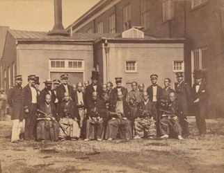 [Embaixada do Japão, Navy Yard, Washington, DC], 1860.