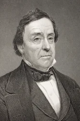 Lewis Cass, da &39;Galeria de Retratos Históricos&39;, publicado em 1880
