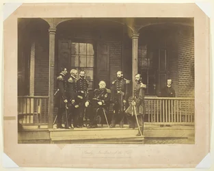 Tenente-General Scott, General-em-Chefe, Exército e Estado-Maior dos EUA, 1861.