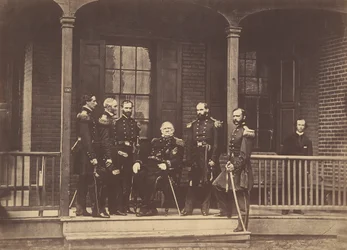 Tenente-General Scott, General-em-Chefe do Exército dos EUA e Estado-Maior, 6 de setembro de 1861.