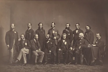 [Membros da Comissão Sanitária de Nova Iorque], ca. 1860.