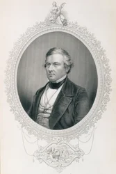 Millard Fillmore, de &39;A História dos Estados Unidos&39;, Vol.II, de Charles Mackay, gravado por WJ Edwards de um daguerreótipo (gravura)