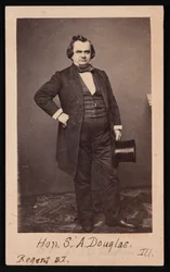 Retrato de Stephen Arnold Douglas 1813-1861, antes de 1861.