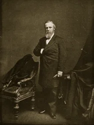 Rutherford B. Hayes antes de sua posse como presidente, 1877