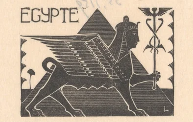 Esfinge e pirâmide Egito (título no objeto)
