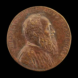 Tommaso Rangone, 1493-1577, Médico de Ravena [anverso], 1562.
