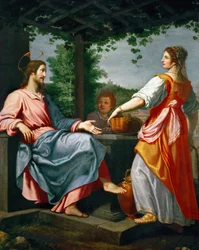 Jesus et la Samaritaine - Barroco : Cristo e a Samaritana par Rosselli, Matteo (1578-1650), c. 1620. Óleo sobre tela, 241x194. Museu de História da Arte, Vienne