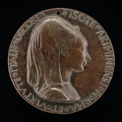 Isotta degli Atti, 14321433-1474, Senhora 1446, depois Esposa depois de 1453, de Sigismondo Malatesta [obv