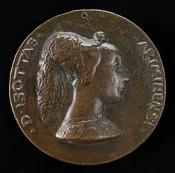 Isotta degli Atti, 14321433-1474, Senhora 1446, depois Esposa depois de 1453, de Sigismondo Malatesta [obv