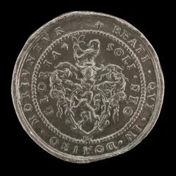 Armas e Inscrição [reverso], 1592.
