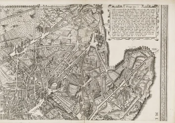 Mapa de Roma, parte superior direita