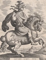 Placa 8: Imperador Otho on Horseback, de 