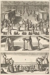 Placa de "topographie italiana", 1688