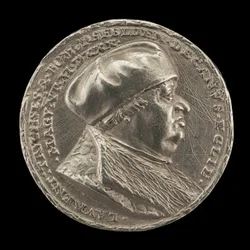 Lorenz Truchsess von Pommersfelden, 1473-1543, Reitora da Catedral de Mainz [anverso].