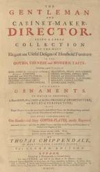 Diretor de cavalheiro e marceneiro, 1755