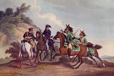 A captura do General Paget pelos Dragões Franceses durante a Retirada de Burgos na Guerra Peninsular