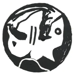 Du Serie Glyphes 1, 2017 (tinta da China)