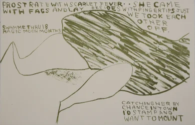 ela veio com bichas, 2009 (litografia)