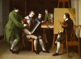 A escola americana, 1765.