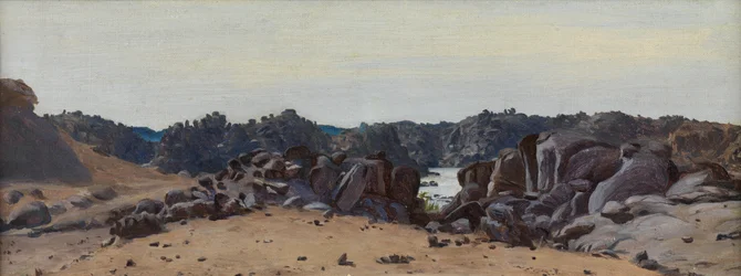 Deserto e Rochas (óleo a bordo)