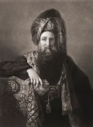 Edward Wortley Montagu. Retrato. (impressão)