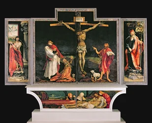 O Retábulo de Isenheim, c.1512-15 (óleo sobre painel)