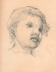 Esboço de uma criança, c1920