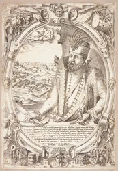 Retrato do comandante militar Nikola IV Zrinski (Miklós IV Zrínyi)