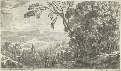 Vista da paisagem montanhosa