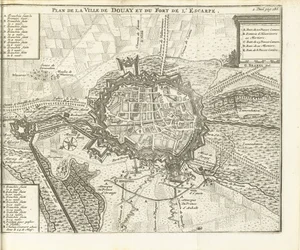 Beleg van Douai, 1710
Plano da Cidade de Douay e do Forte de l