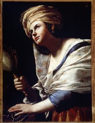 Vanite. Vanitas (vaidade). Peinture de Mattia Preti O Cavaleiro da Calábria (1613-1699)