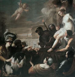 Clorinda resgata Olindo e Sophronia, 1645