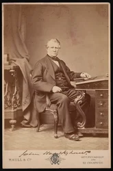 Retrato de John Hawkshaw 1811-1891, antes de 1876.