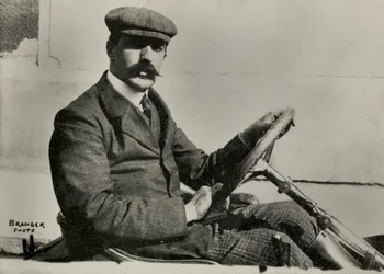 Retrato do motociclista Henri Cissac (1877)