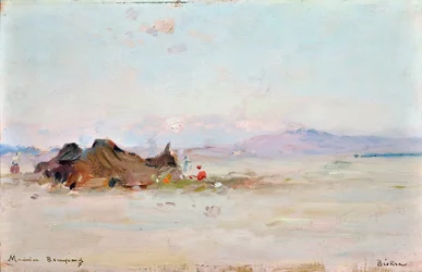 Acampamento no deserto, Biskra (Argélia)