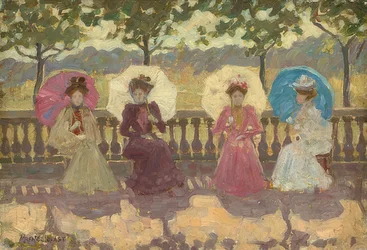 No parque, Paris. 1891